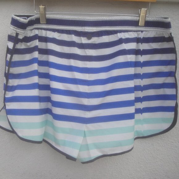 Hunter Target Women's Size 1X Drawstring Athletic Nylon Shorts Navy Blue - Picture 3 of 5